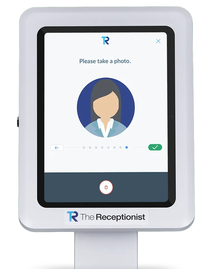 Visitor Management Check-In Photos for Badges and ID - The Receptionist for iPad